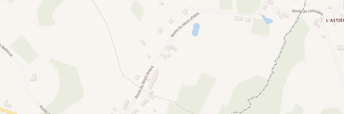 Plan du 408 Rte du Mont d’Hére à La Coulonche