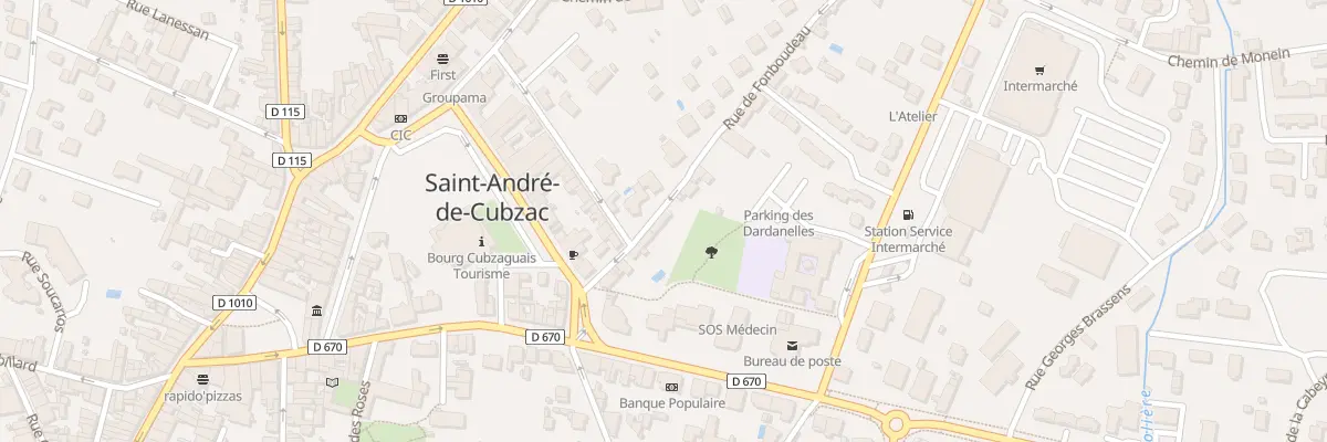 Plan du 7 Rue de Fonboudeau à Saint-André-de-Cubzac