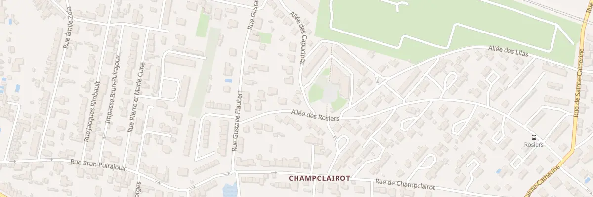 Plan du 9 All des Rosiers à Niort