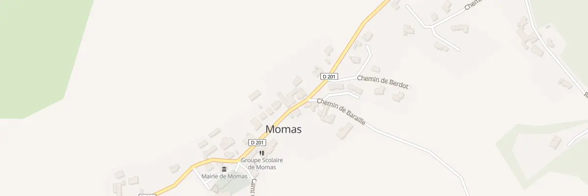 Plan du 39 Che de la Carrère à Momas