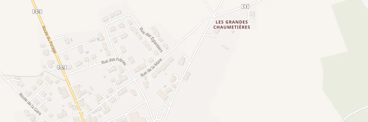 Plan du 33B Rue du Stade à Étriché