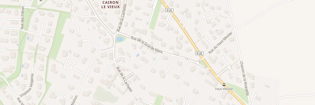 Plan du 15 Rue de la Grand Mare à Cairon
