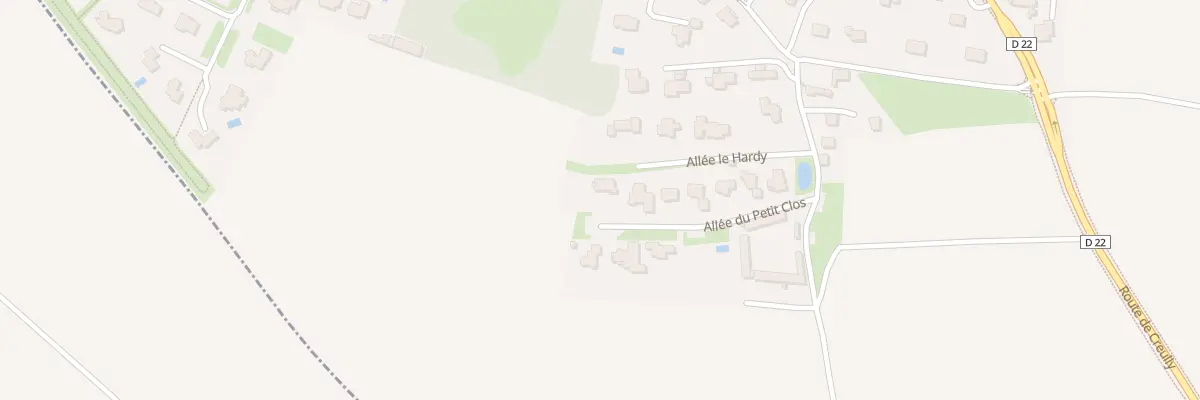 Plan du 7 All du Petit Clos à Cairon