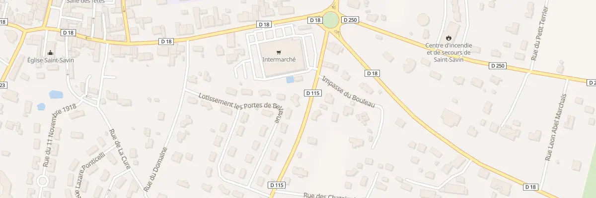 Plan du 1 Lot Les Portes de Bellevue à Saint-Savin