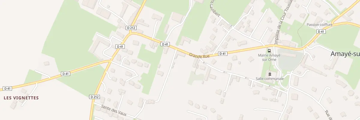 Plan du 12 Gr Grande Rue à Amayé-sur-Orne