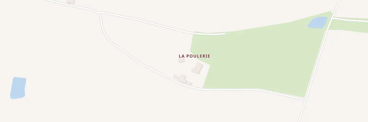 Plan du 1 La Poullerie à Genneton