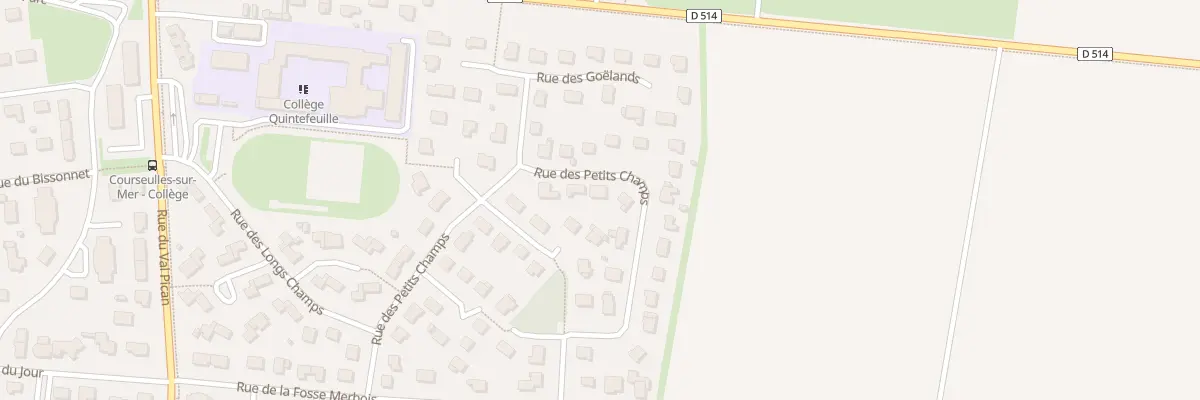 Plan du 24 Rue des Petits Champs à Courseulles-sur-Mer