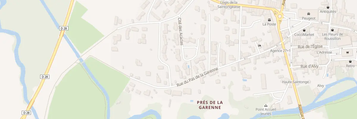 Plan du 5 Cité Les Acacias à Jonzac
