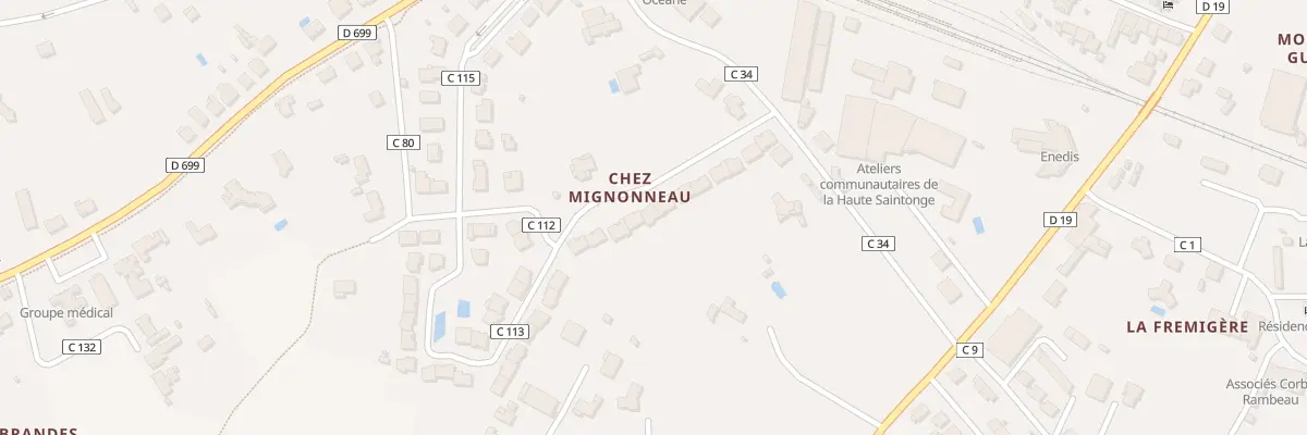 Plan du 15 Rue des Violettes à Jonzac