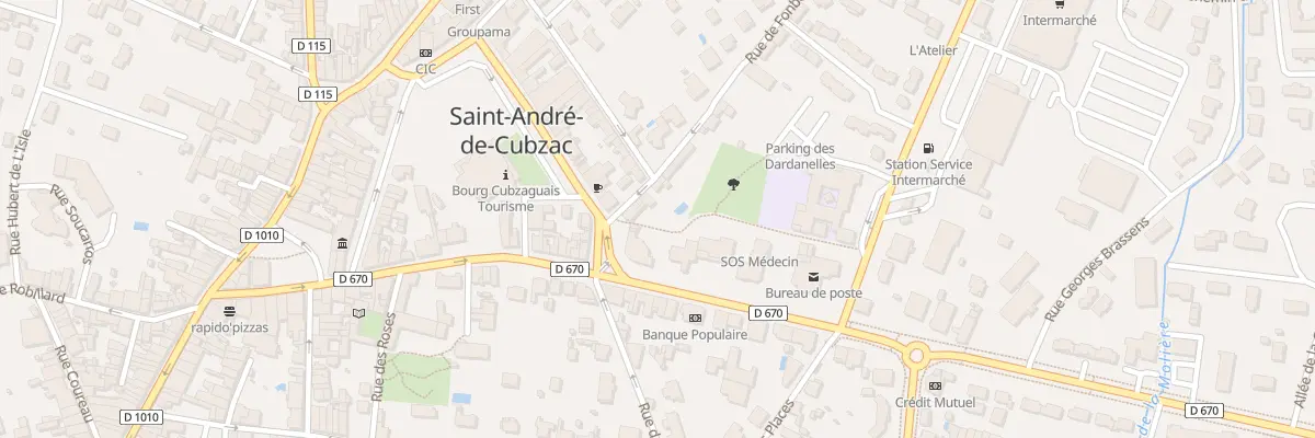 Plan du 1B Rue de Fonboudeau à Saint-André-de-Cubzac