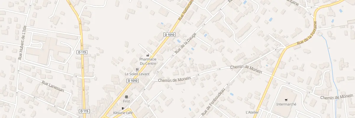 Plan du 33 Rue de la Dauge à Saint-André-de-Cubzac