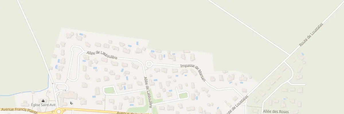 Plan du 266 Imp de Marsan à Saint-Avit