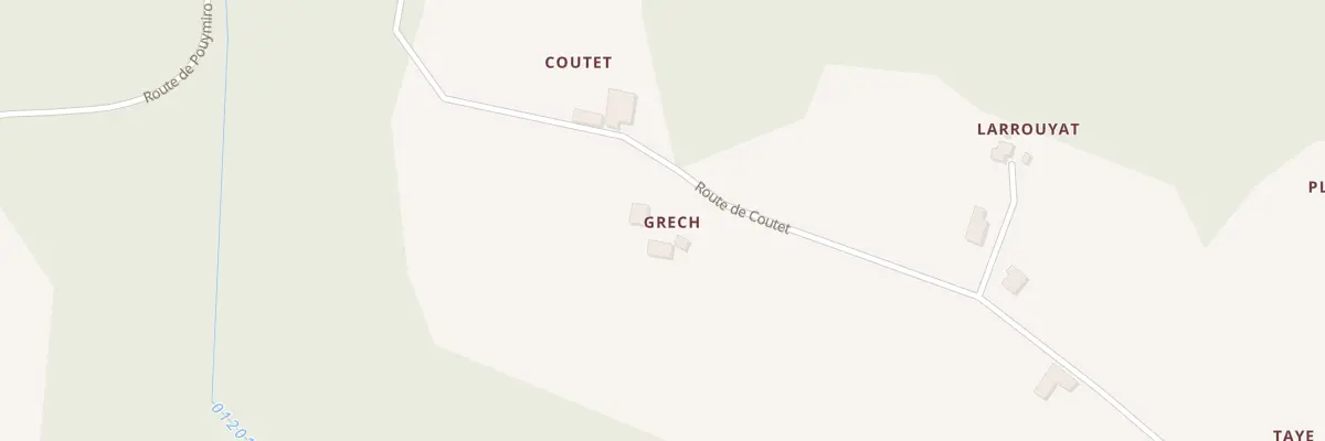 Plan du 544 Rte du Coutet à Larrivière-Saint-Savin