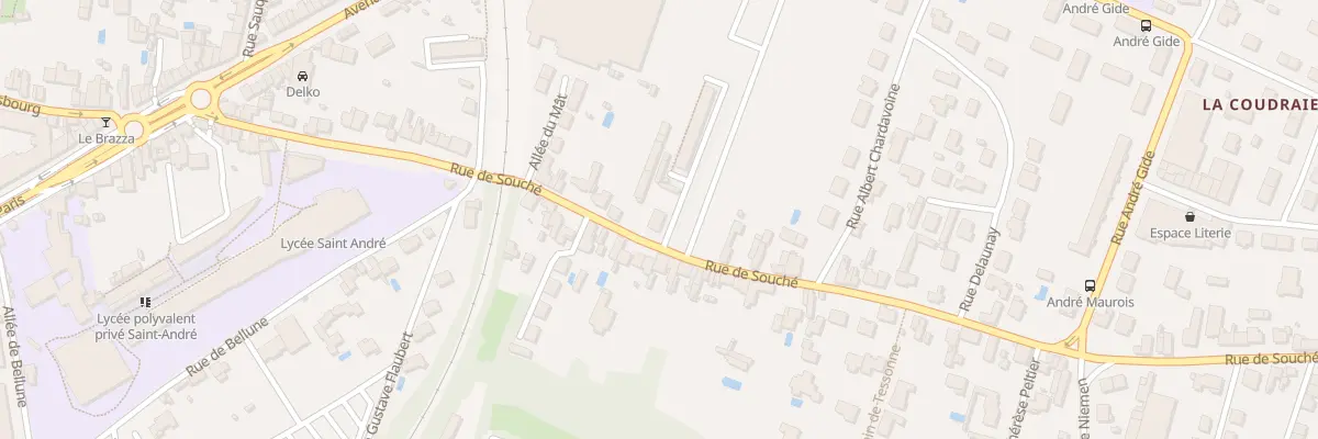Plan du 47 Rue de Souché à Niort