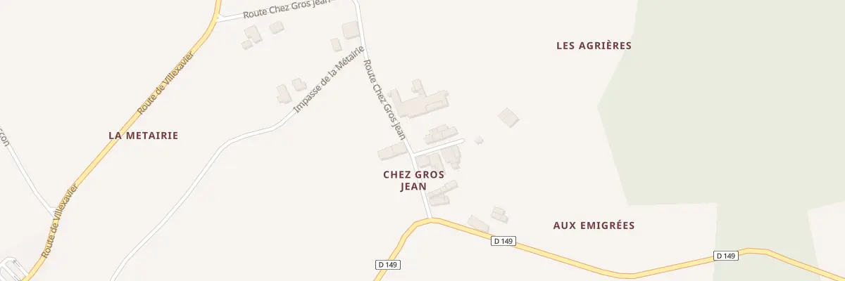 Plan du 5084 Chez Gros Jean à Rouffignac