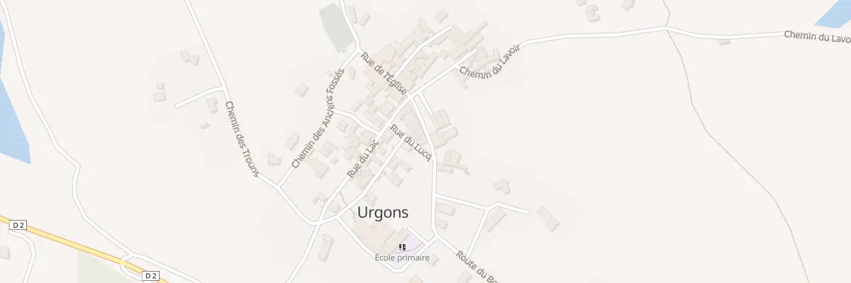 Plan du 55 Rue du Lucq à Urgons
