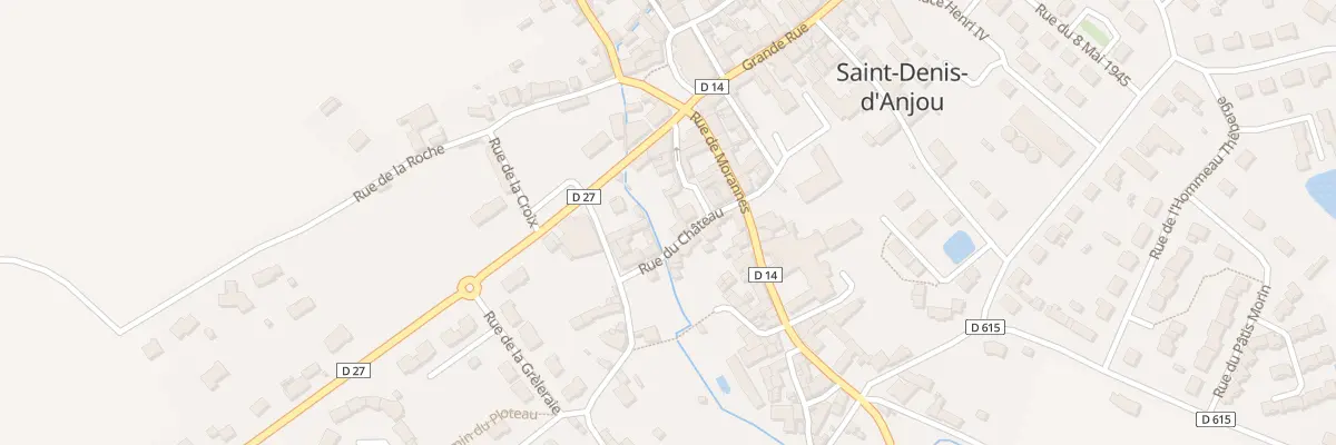 Plan du 6 Rue du Château à Saint-Denis-d’Anjou