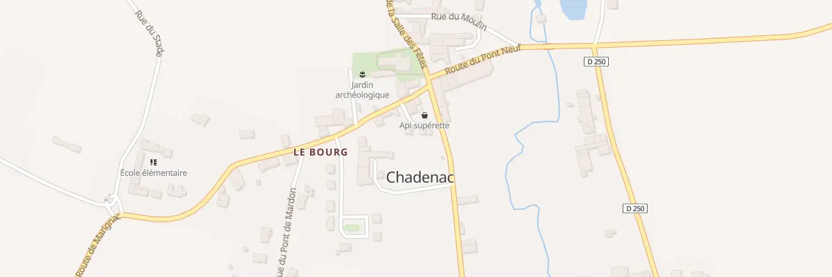 Plan du 5012 Le Bourg à Chadenac