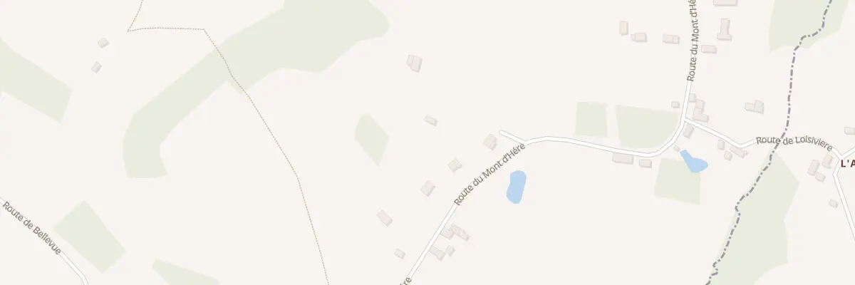 Plan du 493 Rte du Mont d’Hére à La Coulonche
