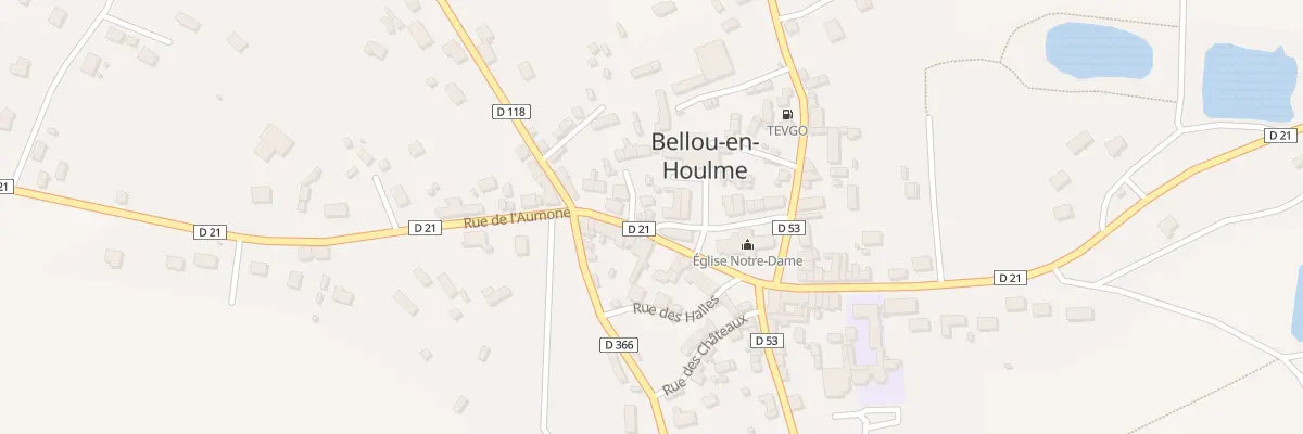 Plan du 14 Rue de l’Eglise à Bellou-en-Houlme
