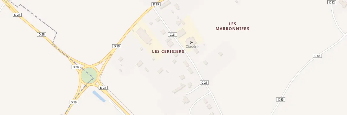Plan du 6 Rue des Cerisiers à Jonzac