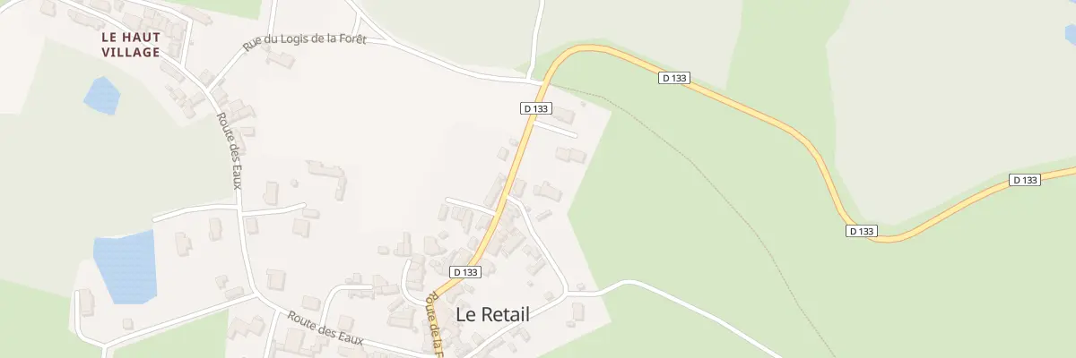 Plan du 1 Rte de la Forêt au Retail