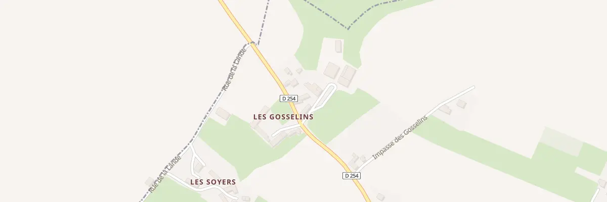Plan du 28 Rue des Gosselins à Combray