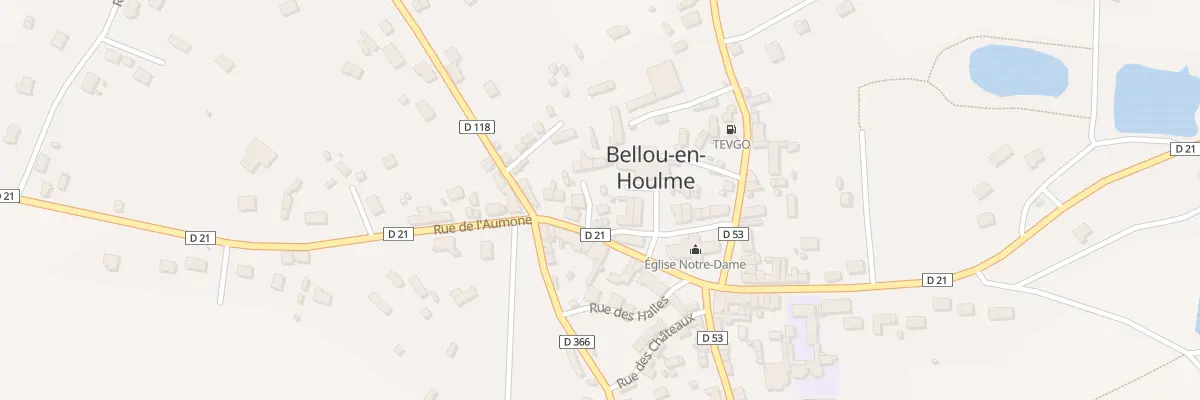 Plan du 2 Imp des Sabotiers à Bellou-en-Houlme
