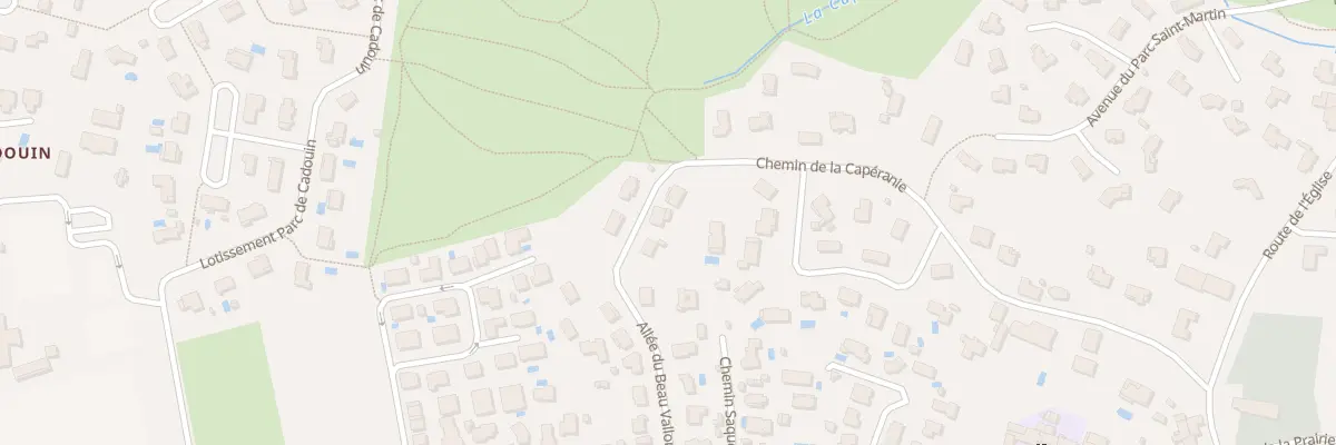 Plan du 11 All de Beau Vallon à Pompignac