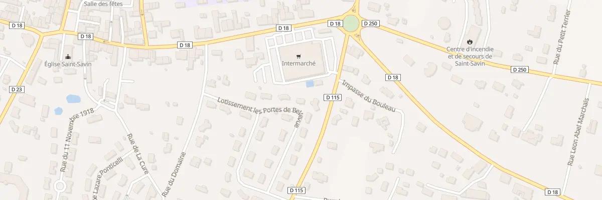 Plan du 17 Lot Les Portes de Bellevue à Saint-Savin