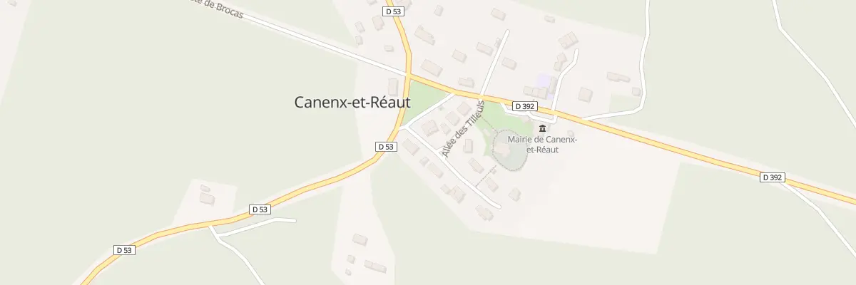 Plan du 17 All René Dunouau à Canenx-et-Réaut