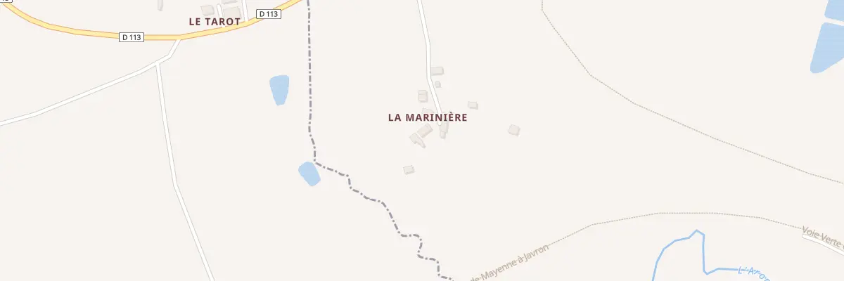 Plan du 2 La Moriniere à La Chapelle-au-Riboul