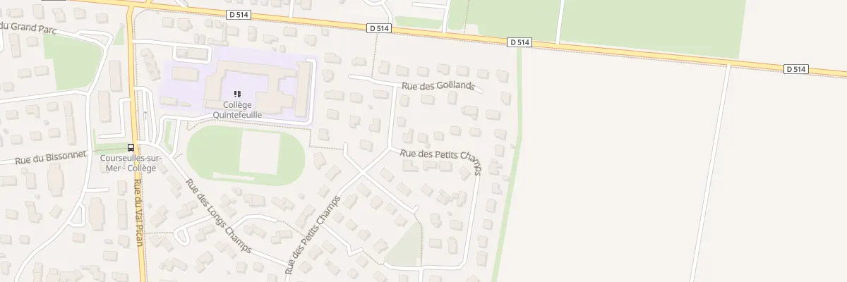 Plan du 19 Rue des Petits Champs à Courseulles-sur-Mer