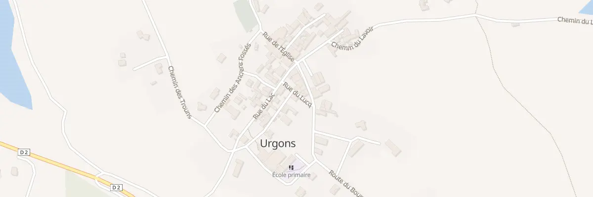 Plan du 50 Rue de Laglere à Urgons