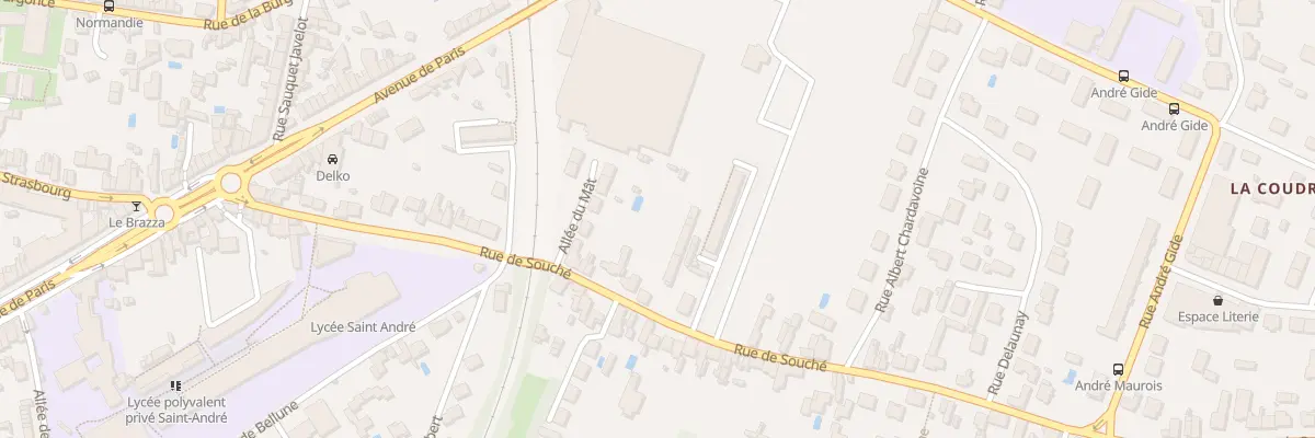 Plan du 41 Rue de Souché à Niort