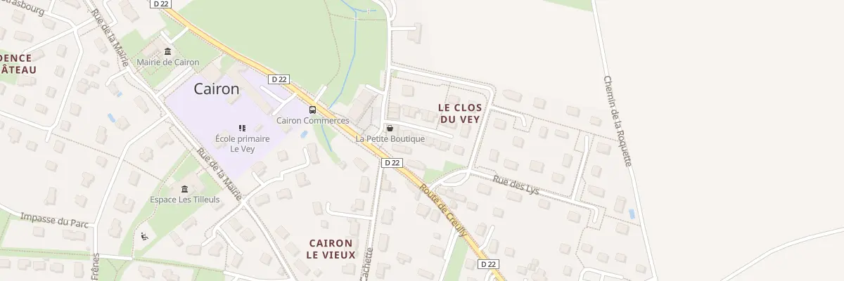 Plan du 7 Imp du Vey à Cairon