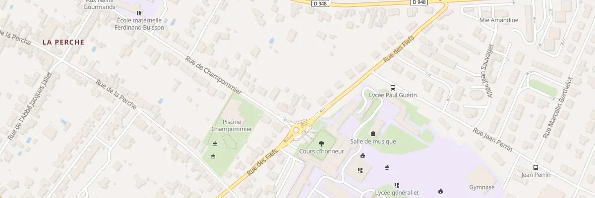 Plan du 115 Rue de Champommier à Niort