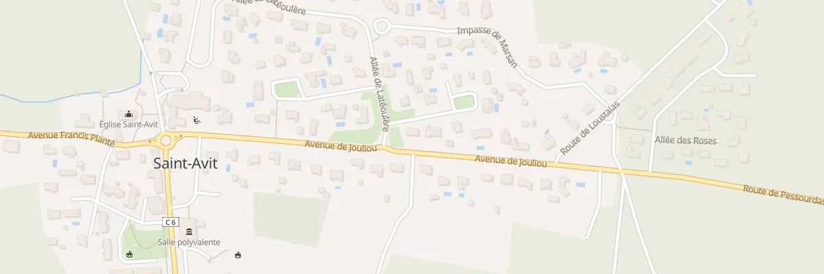 Plan du 34 Imp des Palombes à Saint-Avit