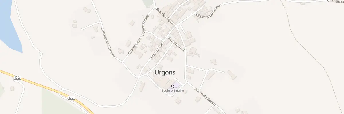 Plan du 104 Rue de Laglere à Urgons