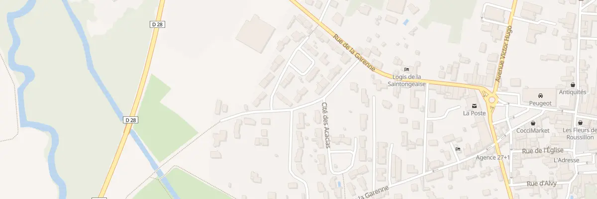 Plan du 13 Cité La Garenne à Jonzac