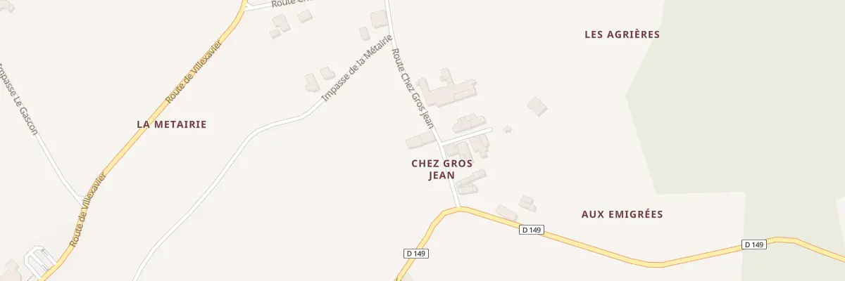 Plan du 5089 Chez Gros Jean à Rouffignac