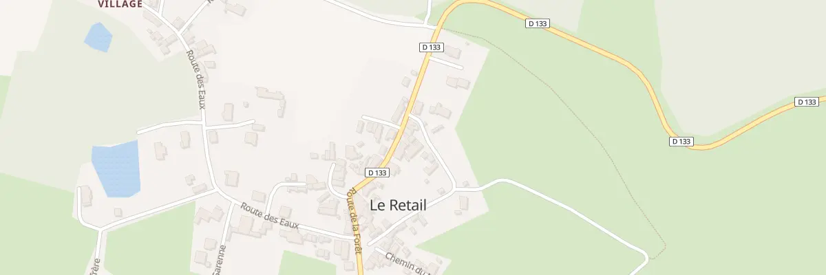 Plan du 7 Rte de la Forêt au Retail