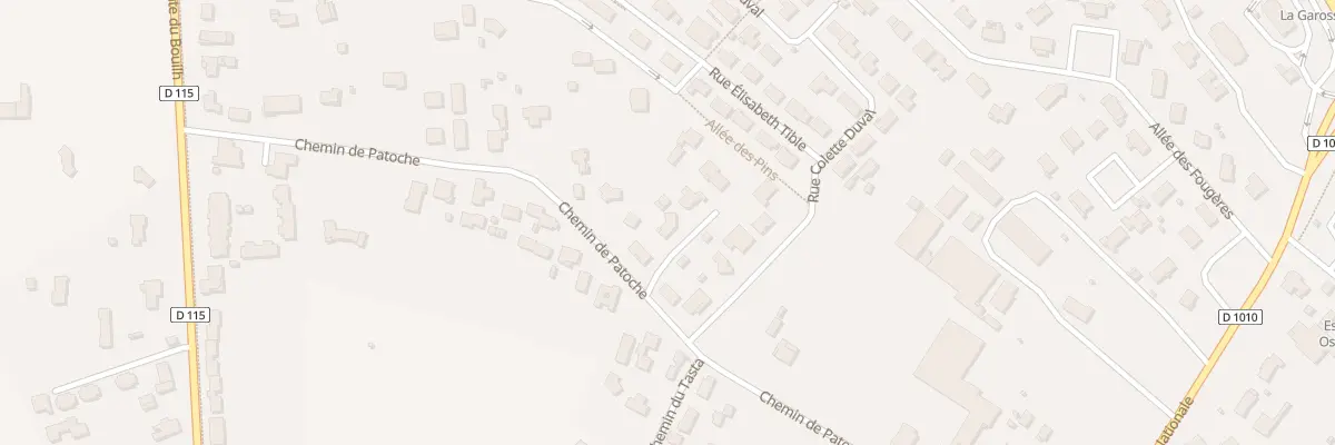 Plan du 45B Che de Patoche à Saint-André-de-Cubzac