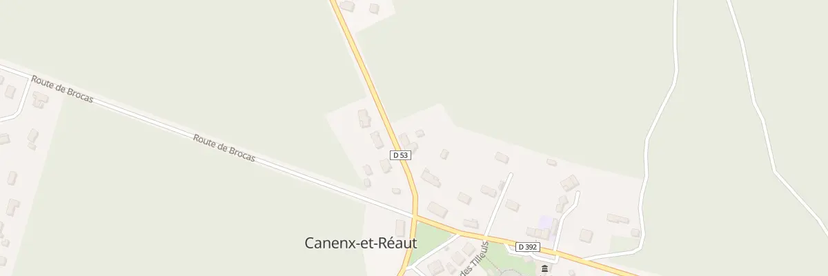 Plan du 96 Rte de Maillères à Canenx-et-Réaut