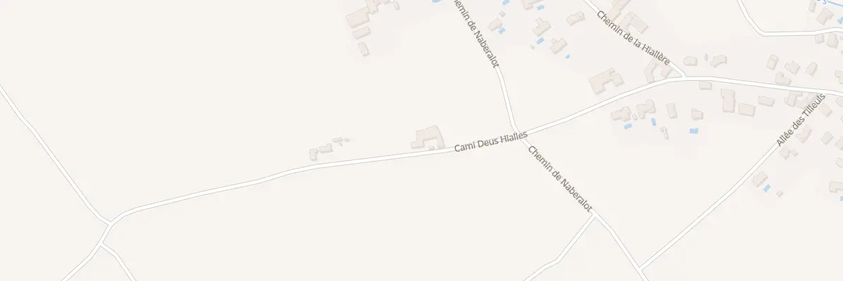 Plan du 550 Cami Deus Hialles à Uzein