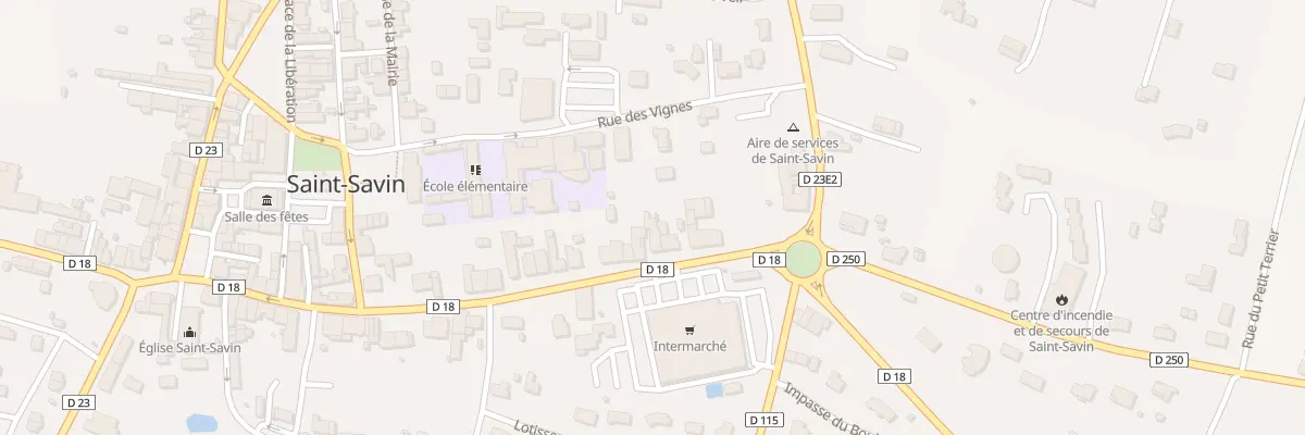 Plan du 47 Rue Jacques Vergeron à Saint-Savin