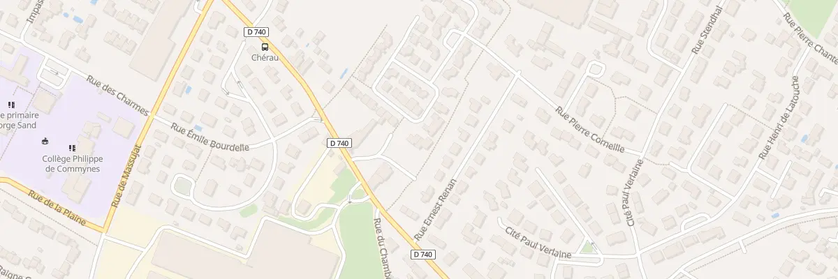 Plan du 9 Rue Alphonse Farault à Niort