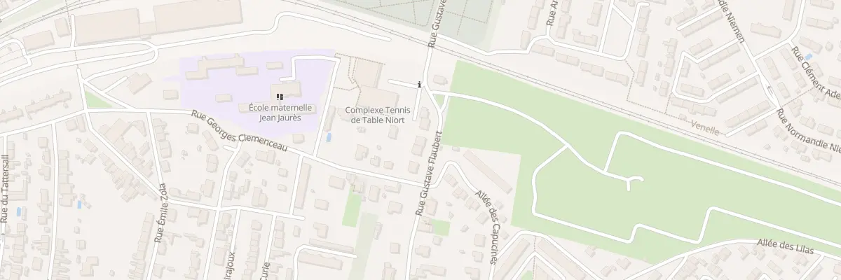 Plan du 39 Rue Gustave Flaubert à Niort
