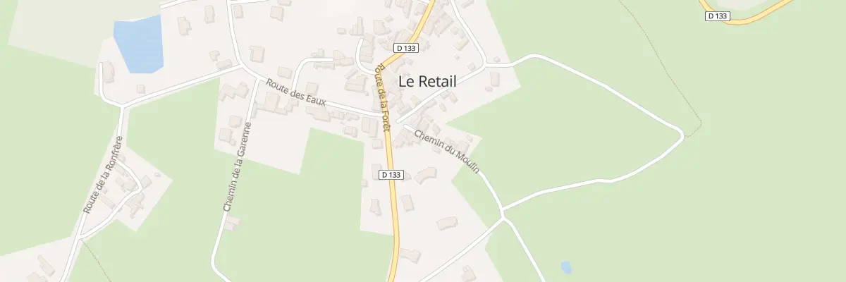 Plan du 4 Che du Moulin au Retail