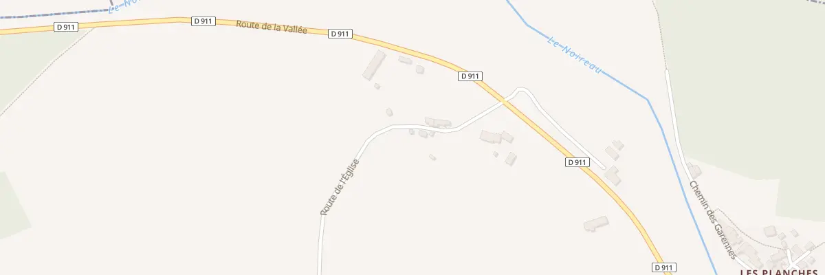 Plan du 11 Le Village au Plet à Cahan